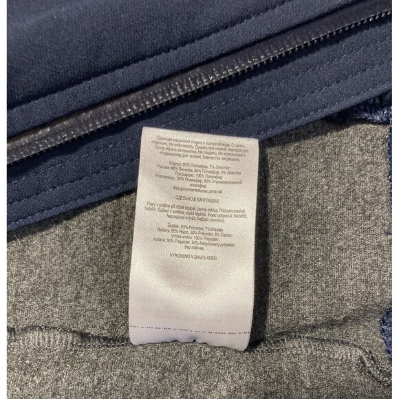 Columbia Women’s Medium Jacket Omni Heat Blue Gray Felt Sleeves Unique Style - Picture 7 of 9